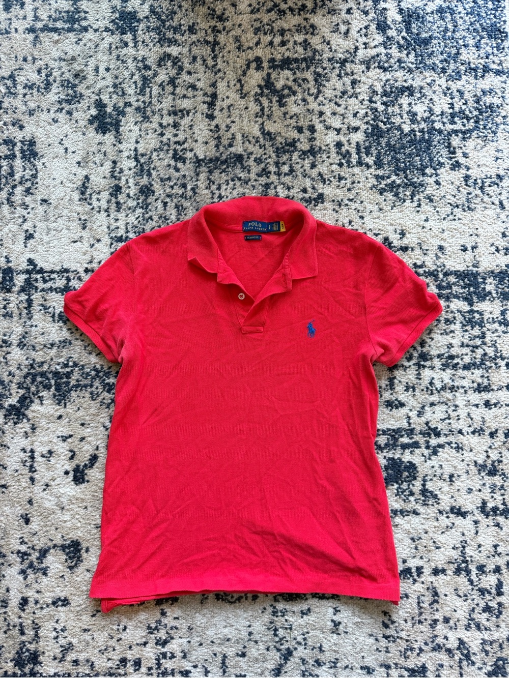 Polo by Ralph Lauren Red Polo with Blue Pony